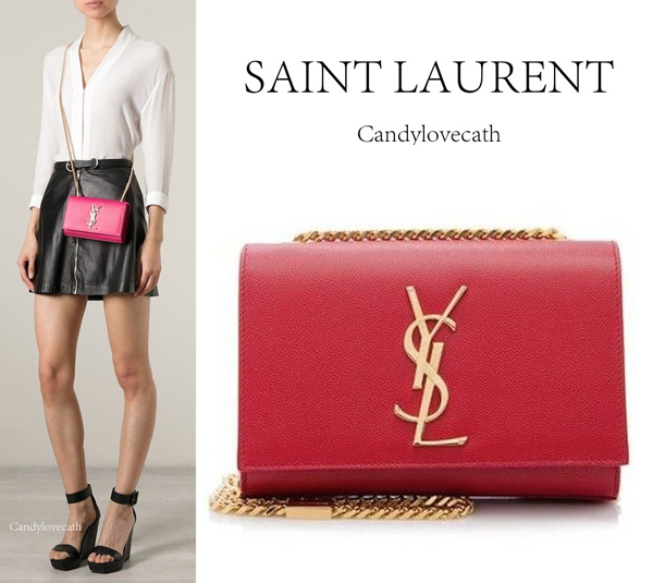 YSL ★モノグラム★サンローラン コピー グレインレザー ショルダーバッグ 354121BOW0J/6422